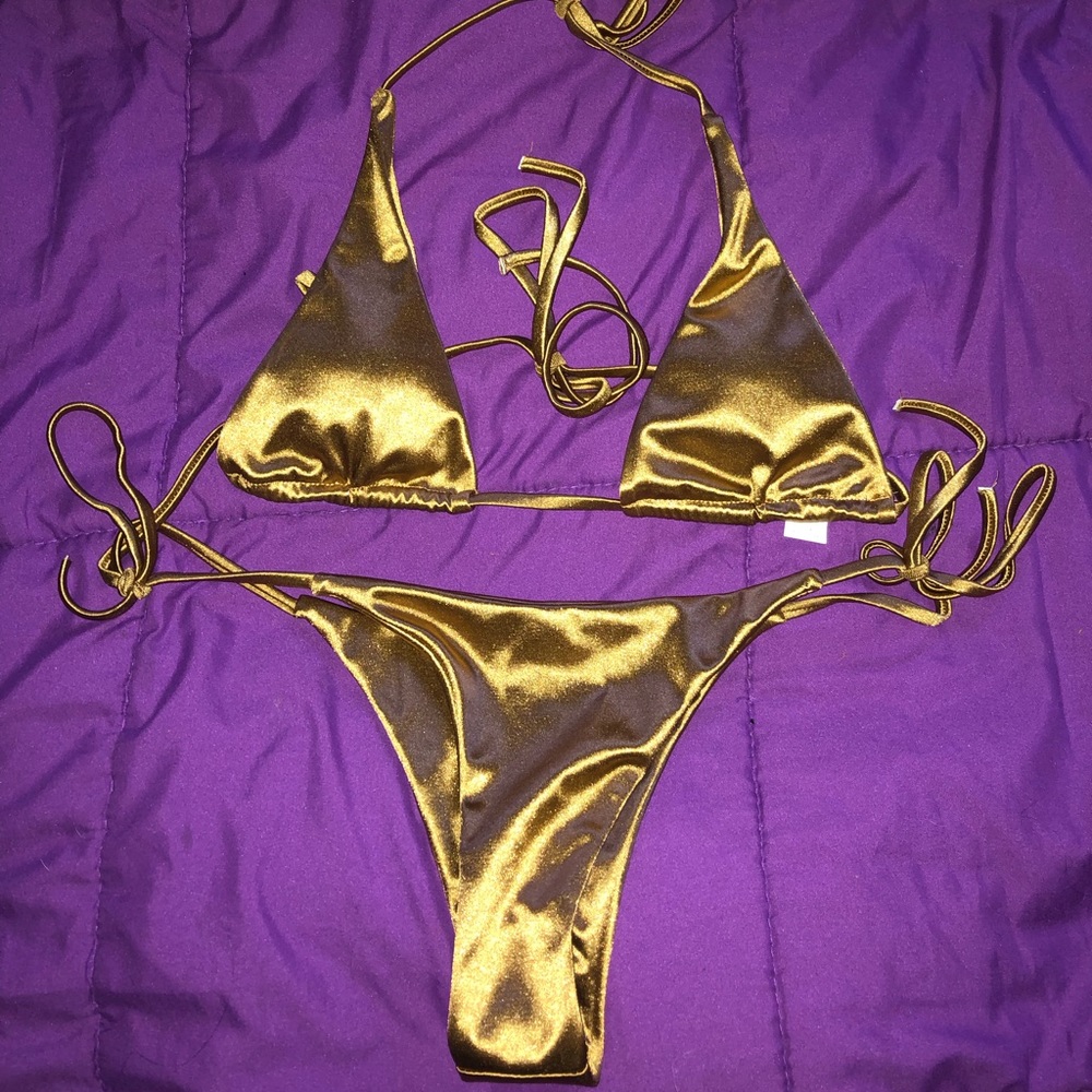 Brand New Gold Bikini